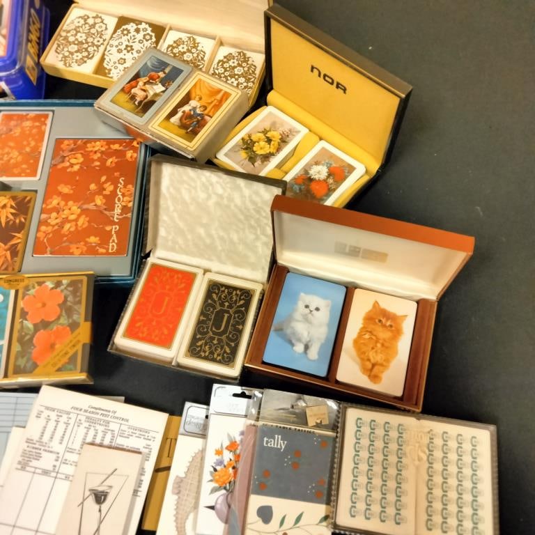 Bridge Score Cards, Decks of Cards, Bingo, Dominos: Bridge Score Cards, Decks of Cards, Bingo, Dominos