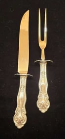 w/ Stainless Steel Blades & Tines; Carving Fork - 8-7/8", Carving Knife - 10-1/4"; 284 g Total