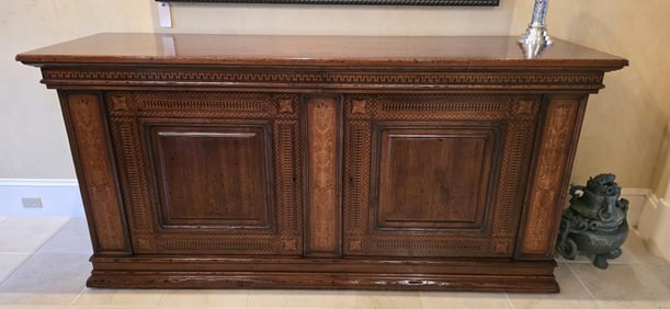 Italian French Country Collection, Keys, Approx. 90-1/2" L x 26-3/4" W x 43-3/4" H
