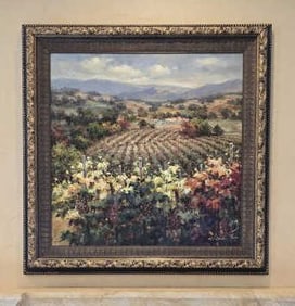 Framed Size: Approx. 46-1/2" x 46-1/2"