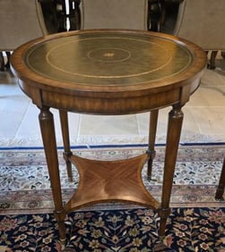 Accent Side Table, See Photos For Wear & Tear; Approx 28" H x 26-1/2" W