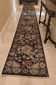 Approx. 22' 2" L x 32" W w/ Fringe; Made in Iran