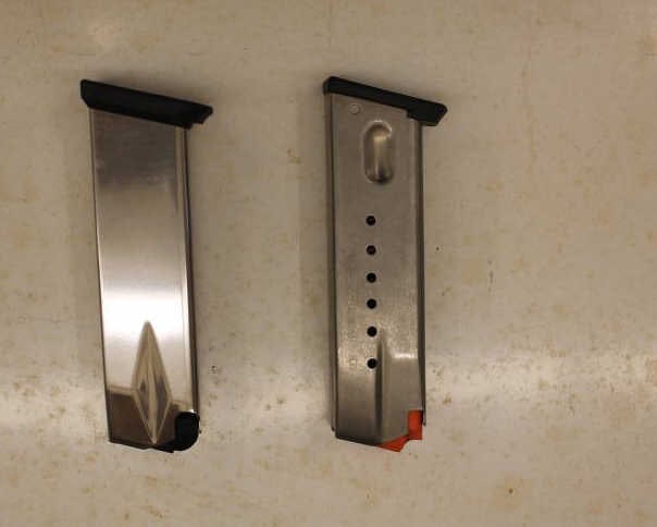 (2) 9mm Pistol Clips: (2) 9mm Pistol Clips