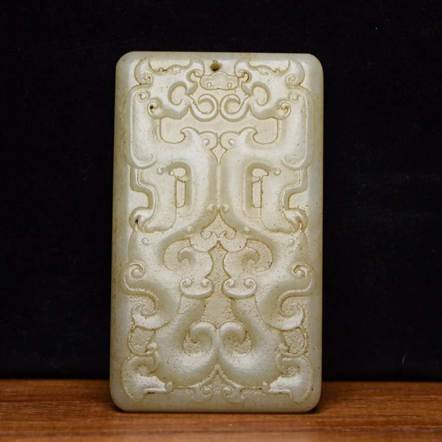 Hetian Jade Brand: Hetian Jade Brand High density, natural color, full of oiliness, exquisite carving, good meaning, fine and moist jade quality, collection of fine products!