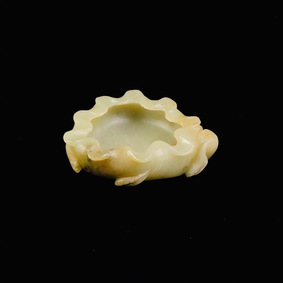 Xinjiang Hetian Jade Brush Washer in Qing Dynasty (1 of 6)