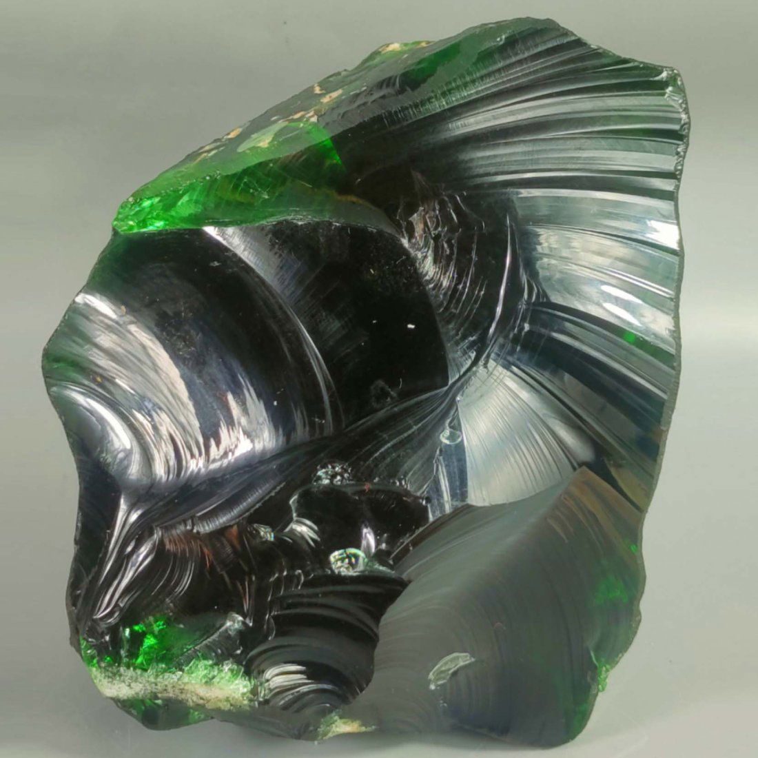 emerald rough stone ornaments (1 of 7)