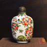 Copper painted enamel snuff bottle