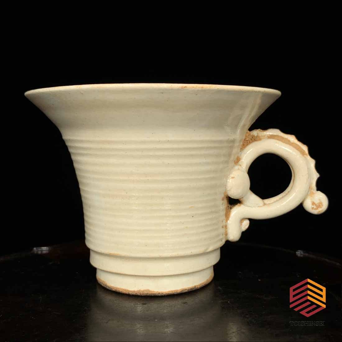 Tang Xing kiln single-ear cup: Tang Xing kiln single-ear cup.