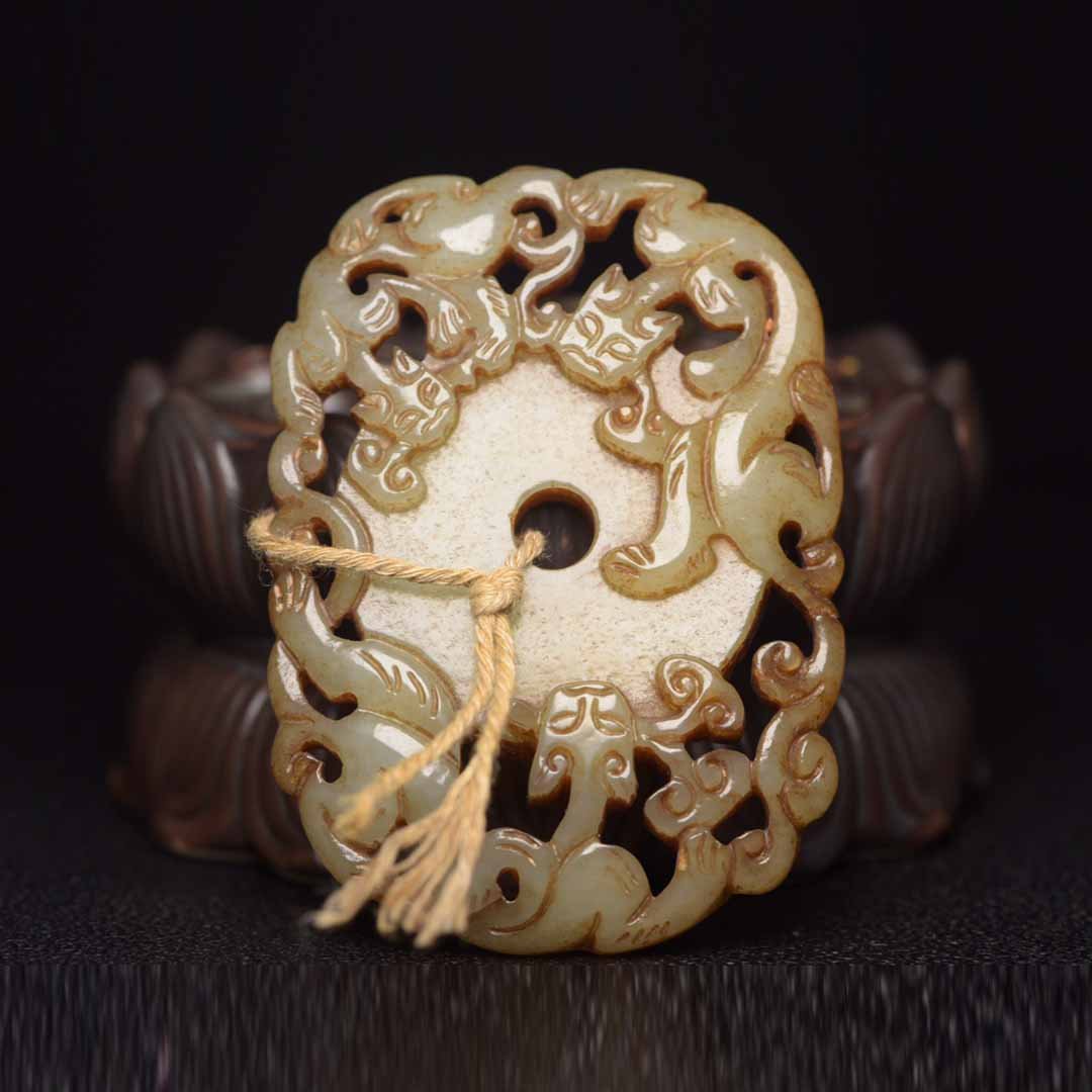 Hotan Jade Dragon Bi (1 of 7)