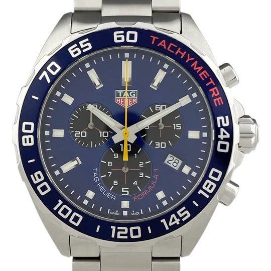 TAG Heuer Formula 1 Chronograph Red Bull Racing CAZ101AB.BA0842 Watch SS Quartz Blue Men's (1 of 5)
