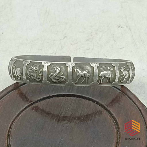 Republic Of China Period Open End Twelve Chinese Zodiac Signs Pure