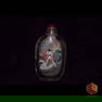 Exquisite glazed imitation crystal snuff bottle