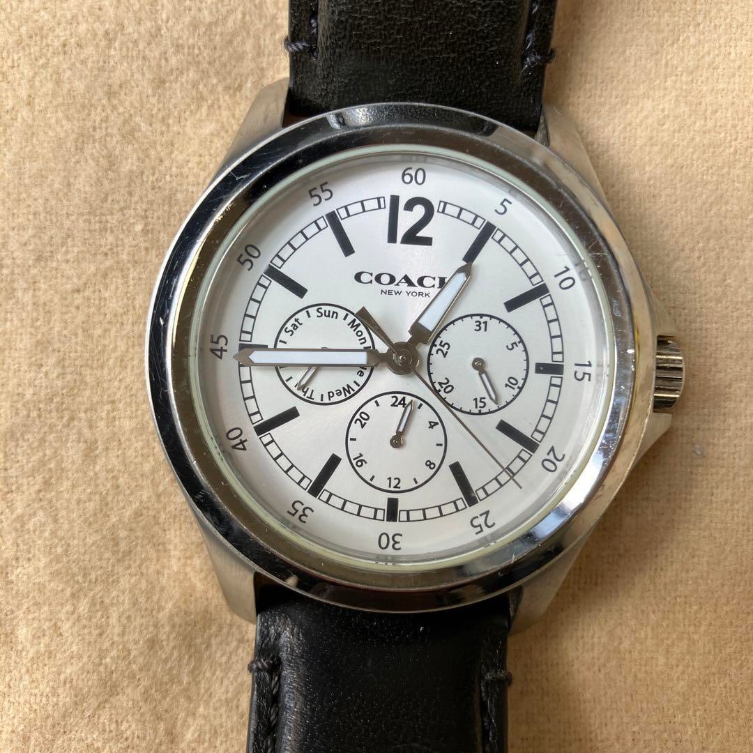 COACH Chronograph Watch White Dial [Second-hand] (1 of 13)