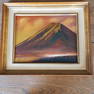 Red Fuji oil painting