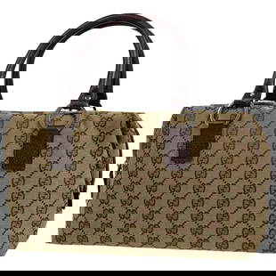 Gucci GG Pattern Handbag Mini Boston Handbag GG Canvas Beige Brown 113009 Women's [Used]: Gucci GG pattern handbag Mini Boston handbag GG canvas beige brown 113009 Women's [Second-hand] Because it is a second-hand product, it is not verified and cannot be returned or exchanged Width