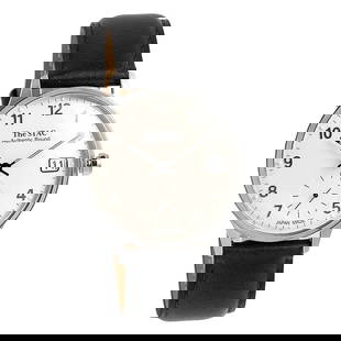 The STAC Made in Japan Watch Authentic Round 36mm Classic Ivory, [Second-hand]: The STAC Made in Japan Watch Authentic Round 36mm Classic Men's Women's, Ivory, Classic [Second-hand] Because it is a second-hand product, it is not returned or exchanged without verification Product
