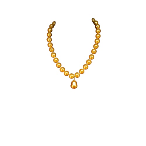 Pearl Necklace: Pearl Necklace. The skin is golden, the bead shape is perfect, a good collection, perfect. Height 23cm Width 1.2cm Weight 103g Freight: 1.International Shipping: Foreign shipping costs are determined