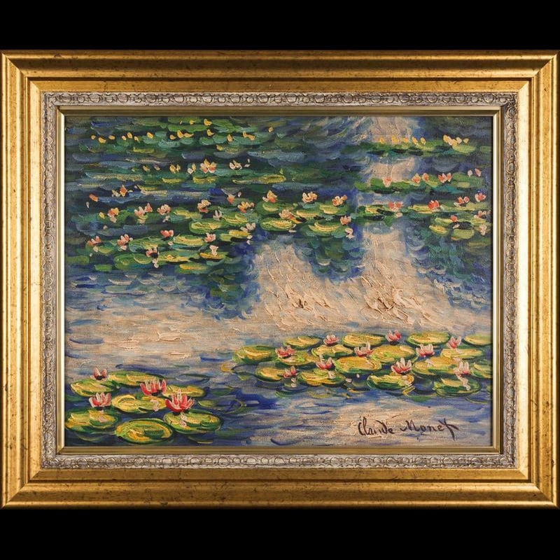 Claude Monet's oil painting 'The Water Lily Pond' (1 of 10)