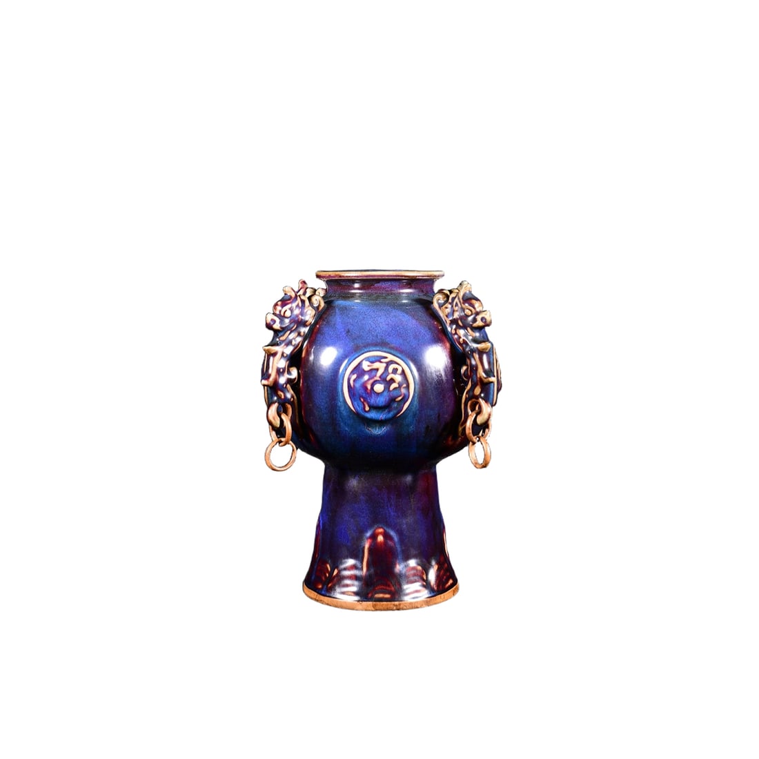 Song Dynasty Style Jun Kiln Square God Square Vessel (1 of 7)