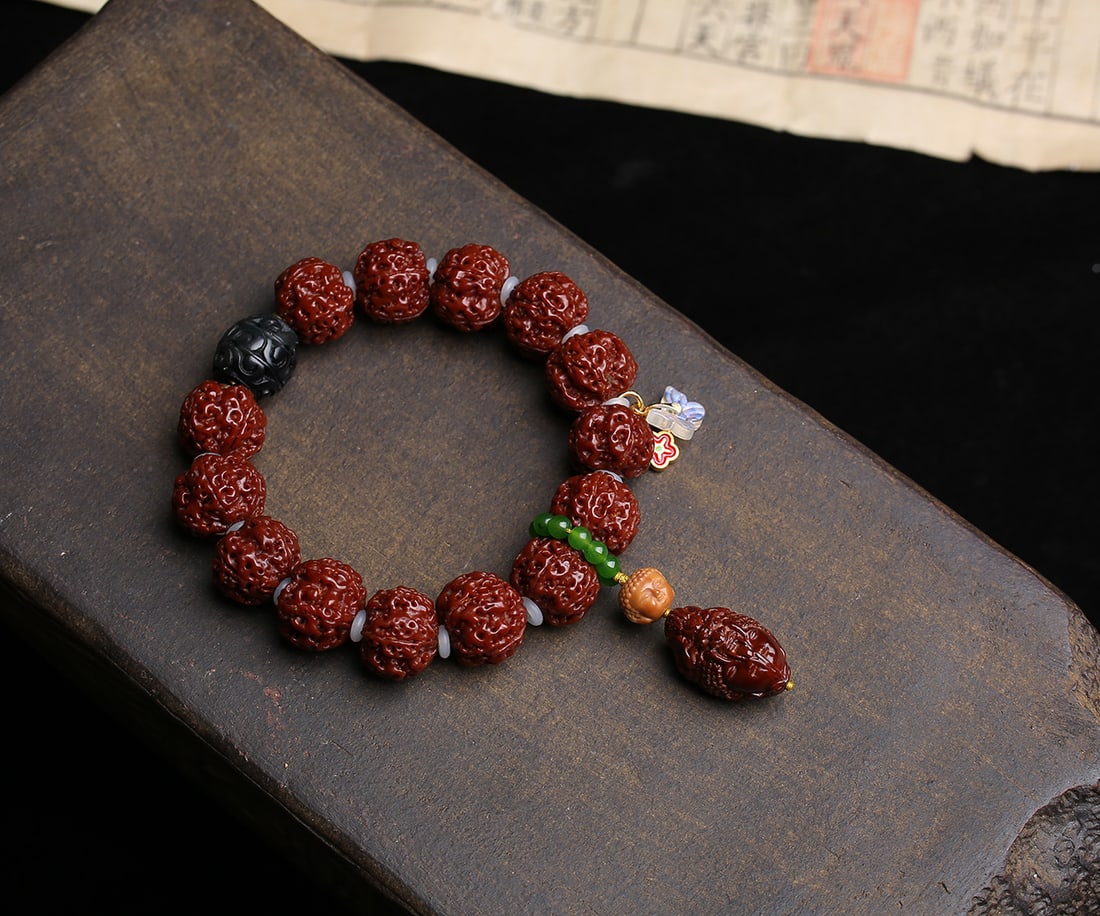 Kong Que Bodhi Bead Cultural Artifact Bracelet (1 of 6)