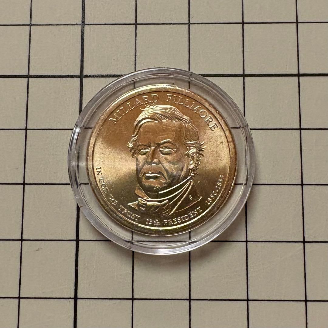 President Millard Fillmore of the United States, 1 dollar, weighs 11 grams: President Millard Fillmore, $1, weighs 11 grams Freight: 1.International Shipping: Foreign shipping costs are determined by the destination. 2.Photos, descriptions and valuations are carefully prepare