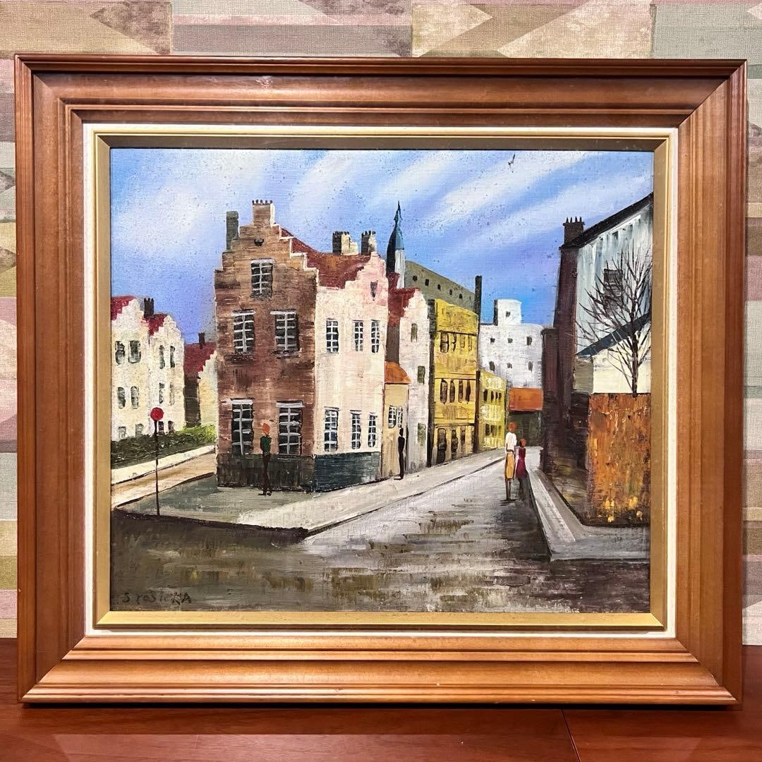 Fine art paintings, antiques, overseas cityscape oil paintings: Fine art paintings, antiques, overseas cityscape oil paintings61x69 centimeters Freight: 1.International Shipping: Foreign shipping costs are determined by the destination. 2.Photos, descriptions and
