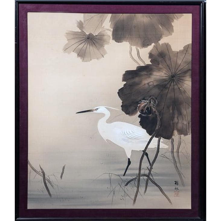 Silk Scroll Painting of Flowers and Birds from Okadao Village (1 of 7)