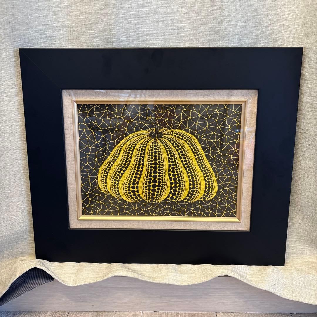 Yayoi Kusama Pumpkin Hand-Painted Oil Painting (1 of 10)