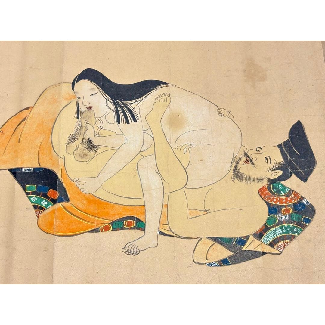 The Spring Scroll - Early to Mid-Edo Period Hand-drawn, 12 Images, 1 Roll | Blackwood Ukiyo-e Rotary: This scroll painting of spring was created during the early to mid-Edo period, and it contains 12 images. Dimensions: 28.3 x 366 centimeters. Freight: 1.International Shipping: Foreign shipping costs