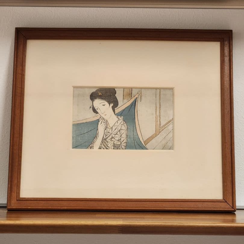 Mukai Utamaro, Woman in the Mosquito Net, Taisho Romanticism (1 of 5)