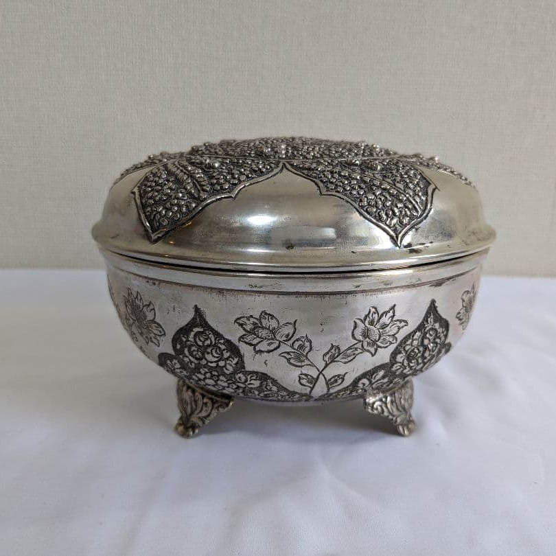 Vintage sterling silver jewelry box from Italy (1 of 20)