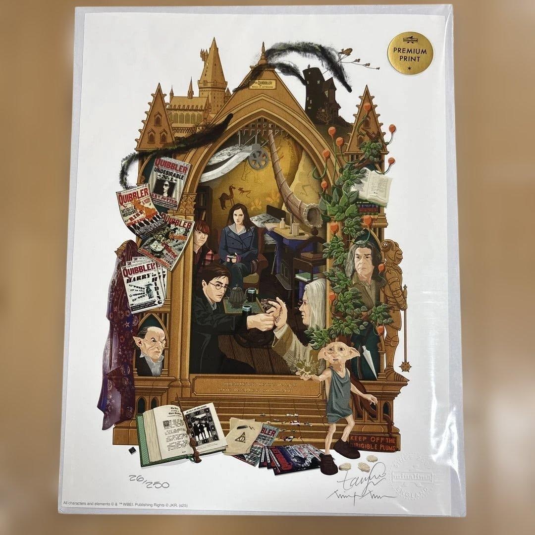 Rare Harry Potter Minarelima Advanced Art Edition Print: World Limited Edition 250Rare Freight: 1.International Shipping: Foreign shipping costs are determined by the destination. 2.Photos, descriptions and valuations are carefully prepared by fully