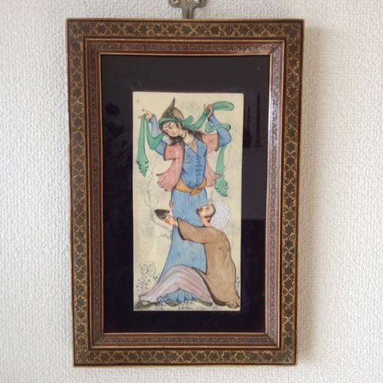 Persian traditional crafts, paintings, miniatures, hand-painted works, beauty of Iran (1 of 5)