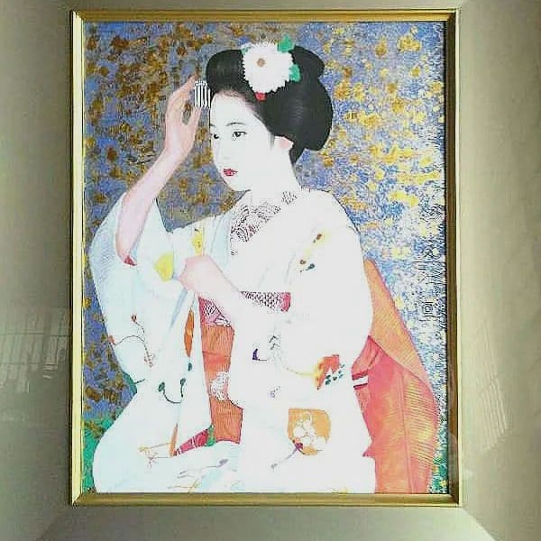 Qing Shan Geng Gan, Li Ri Jiu Xi included in the 2016 Art Yearbook: Yoshiki Aoyama, born in Kanagawa Prefecture in 1945, is an independent artist who graduated from the Graduate School of Tokyo University of the Arts. He received the Shell Art Award first prize in 197