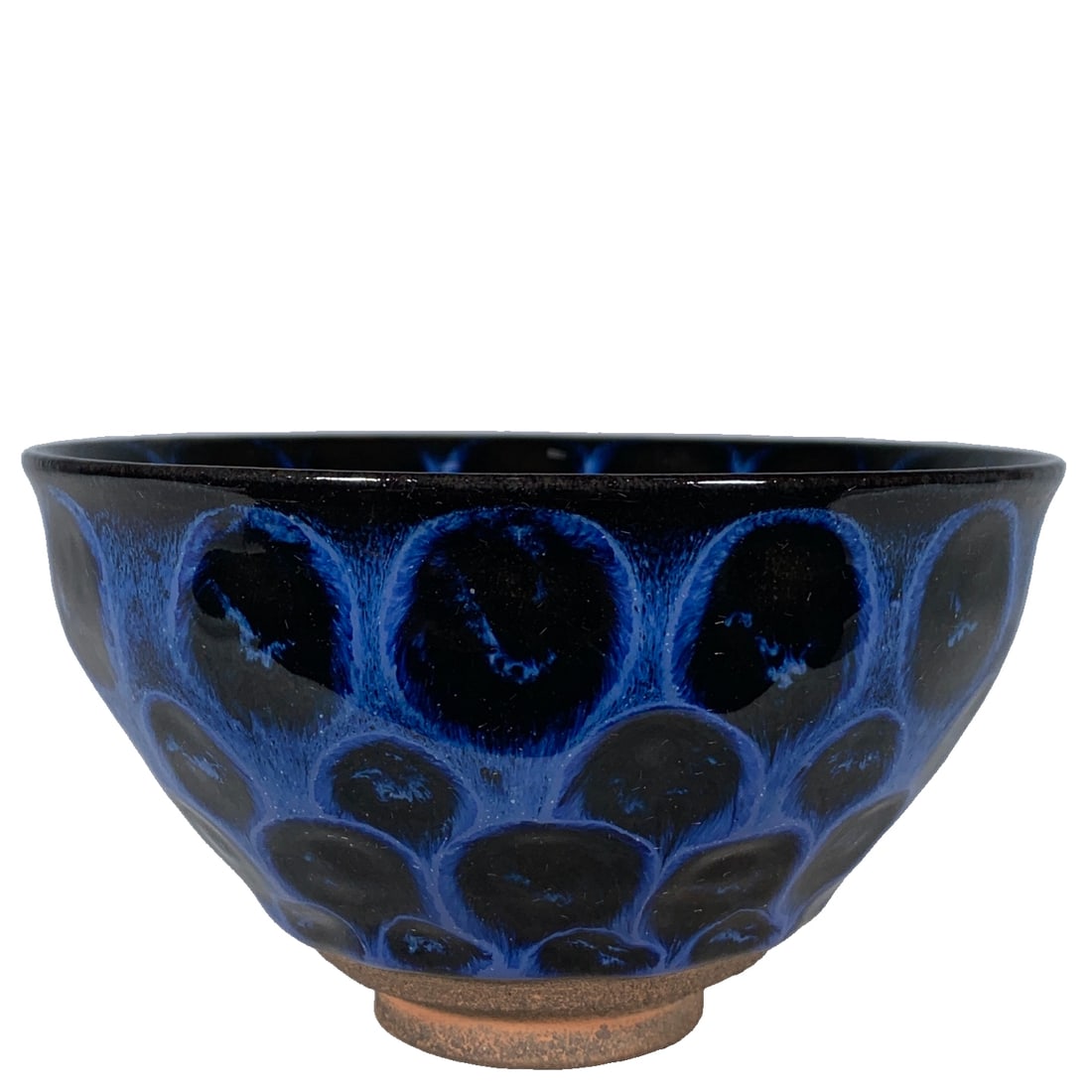 Song Dynasty style Jian Kiln blue glaze kiln alteration Tenmoku bowl (1 of 10)