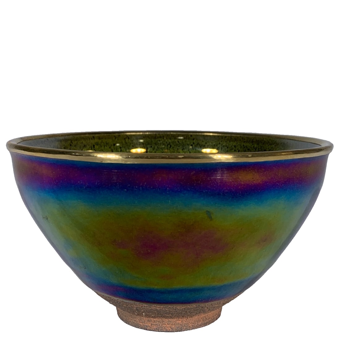 Song Dynasty style Jian Kiln mouth glaze with seven-color Tianmu bowl (1 of 10)