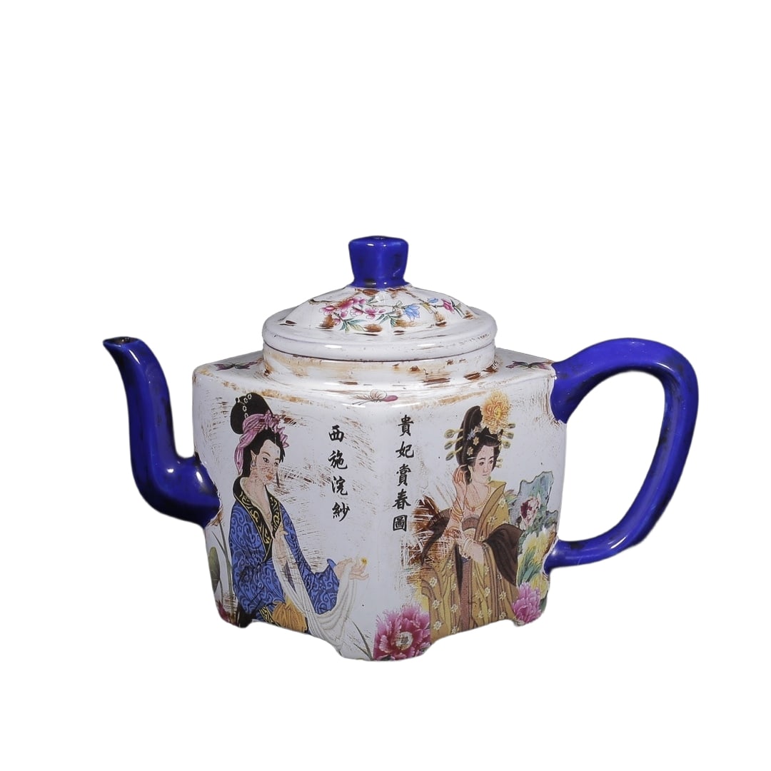 Jinding Brand Prime Mine Purple Sand Teapot - Four Beauties of China (1 of 10)