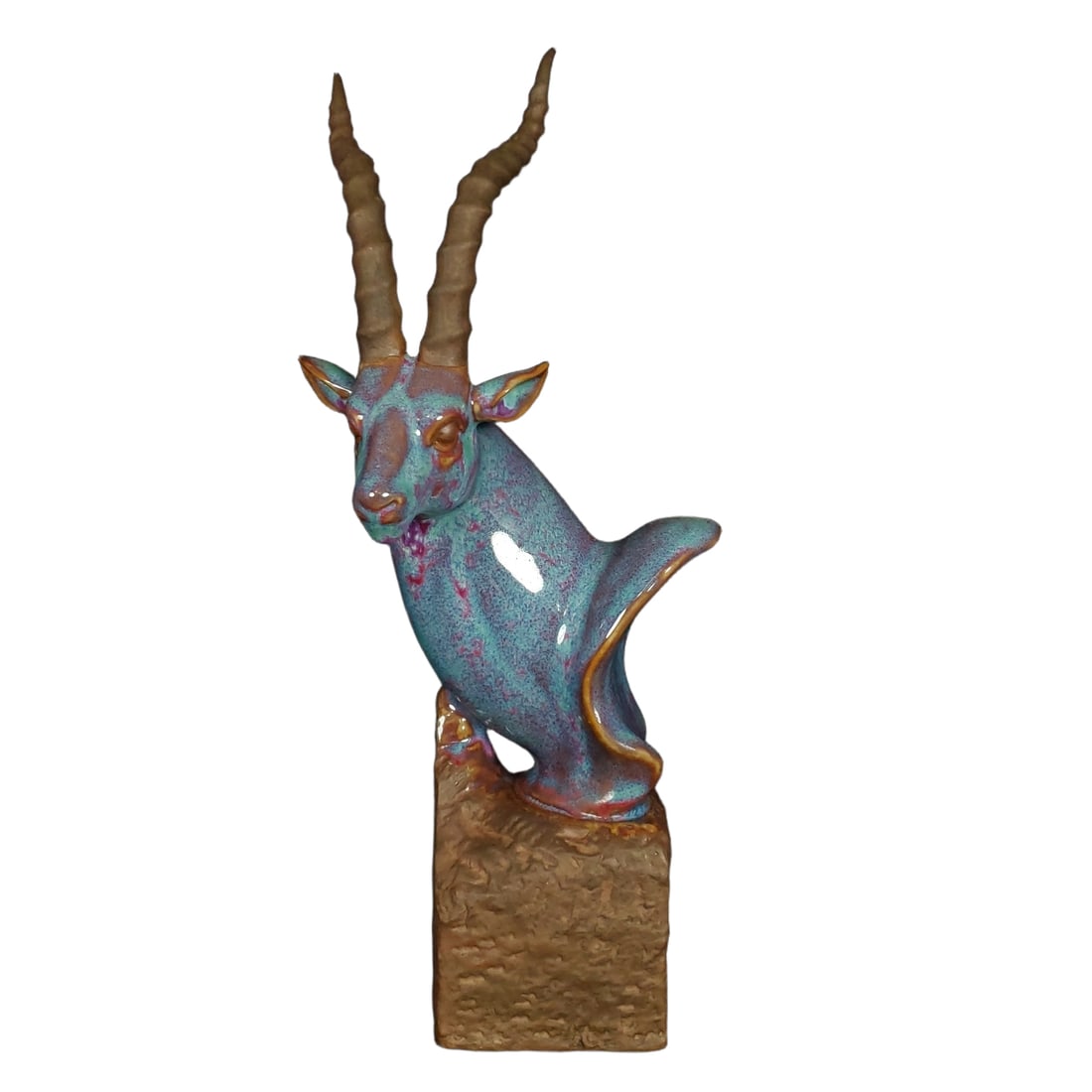 Glaze Kiln Variation Deer Ornament (1 of 10)