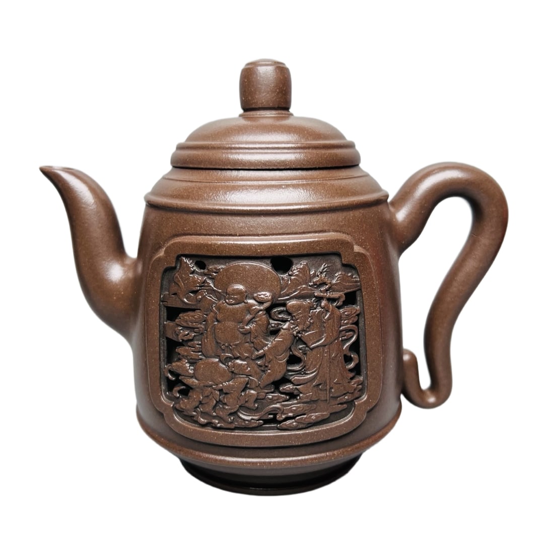 Li Maolin, Fu Lu Shou Zisha Teapot (1 of 10)