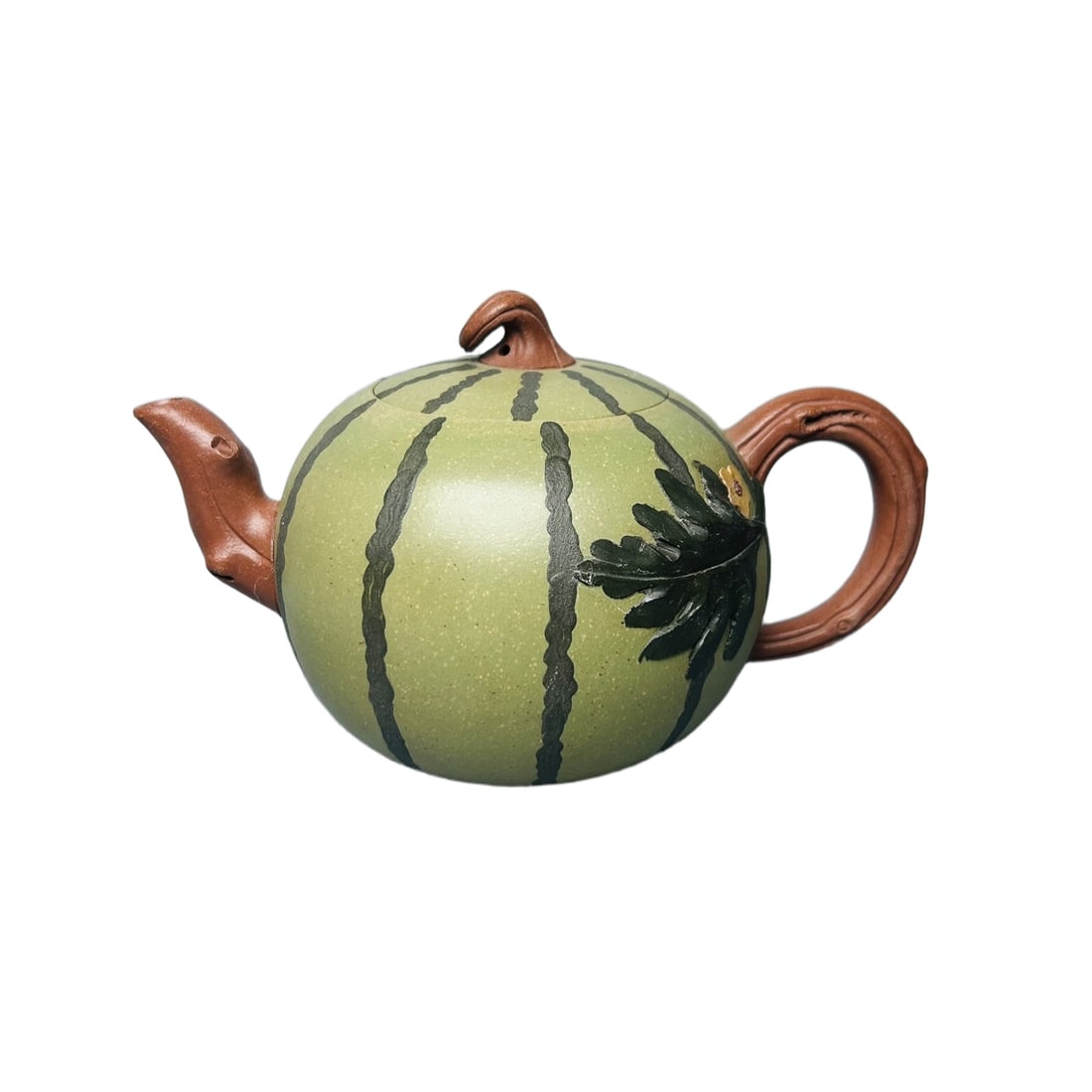 Jiang Jingming Zisha Teapot Watermelon Teapot (1 of 10)