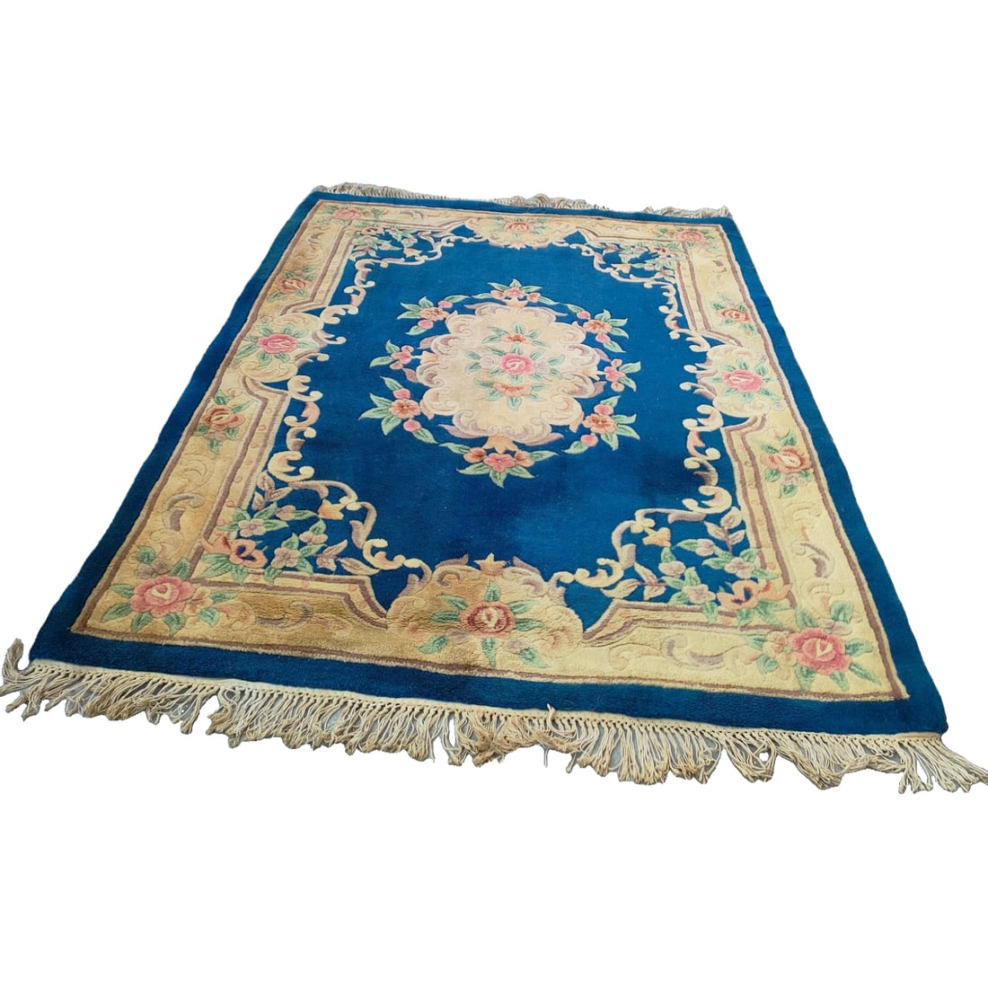 Large rectangular old wool carpet: Rectangular, large old wool carpet, total size 230 cm long by 152 cm wide with a thickness of 2 cm. Handmade with exquisite and detailed patterns, featuring beautiful and unique designs. Freight: