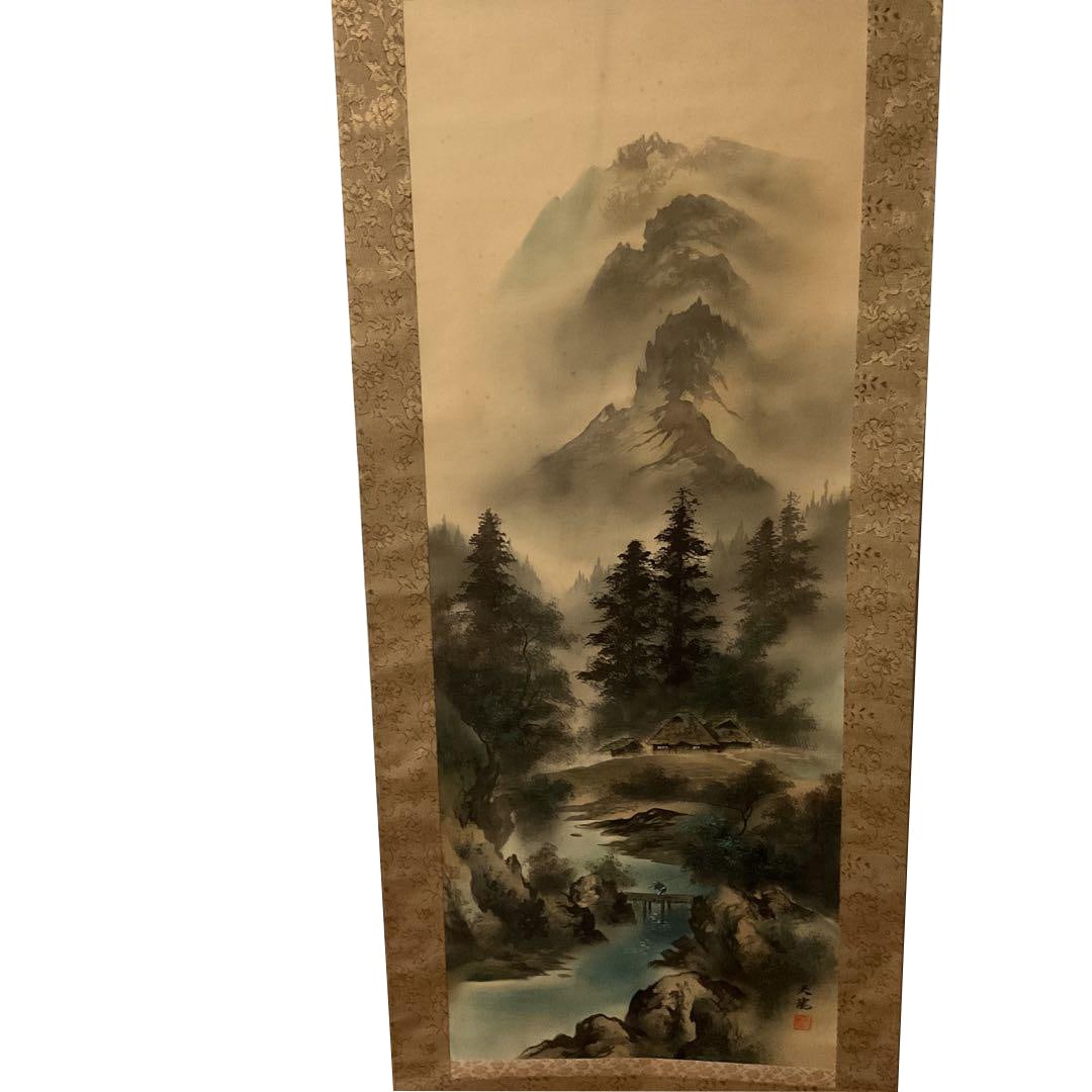 Tianlong Hand-Painted Silk Scroll Landscape Painting (1 of 17)