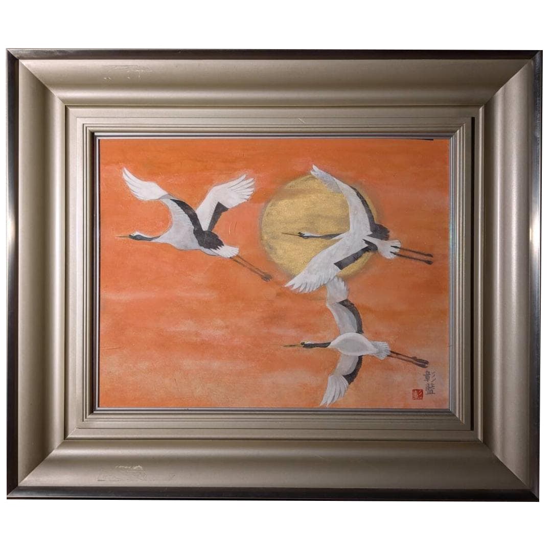 Sanwei Zhanglan, Jinni Mangetsu Auspicious Painting: Mio ShoranReal name: Yuji MioYear of Birth: 1922Year of Death: 2011Birthplace: Urawa-cho, Kitaadachi-gun, Saitama Prefecture (present-day Urawa Ward, Saitama City)Biography and ActivitiesHis father wa