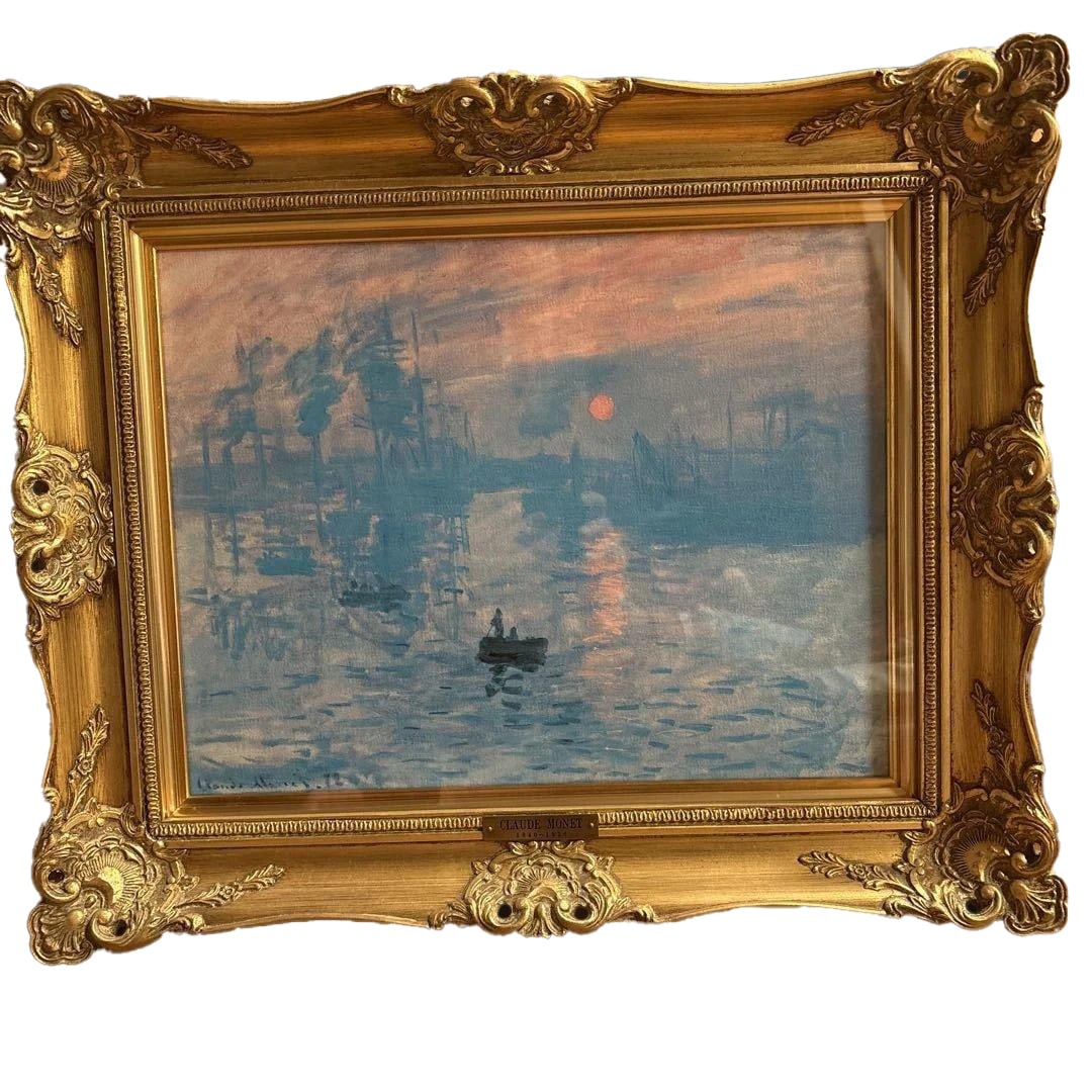 Claude Monet's oil painting 'Impression, Sunrise' (1 of 11)