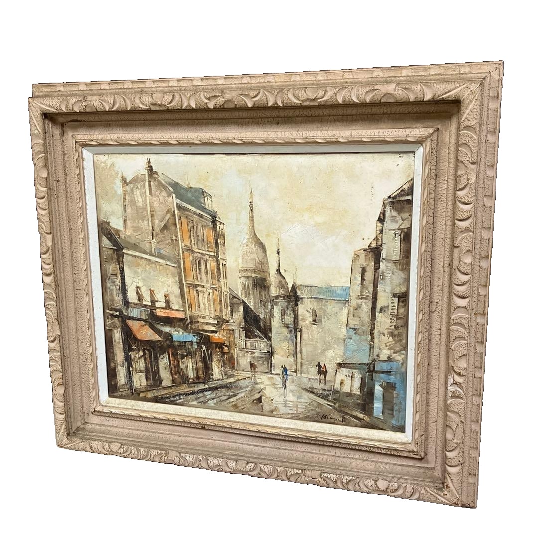 Cityscape oil landscape painting (1 of 20)