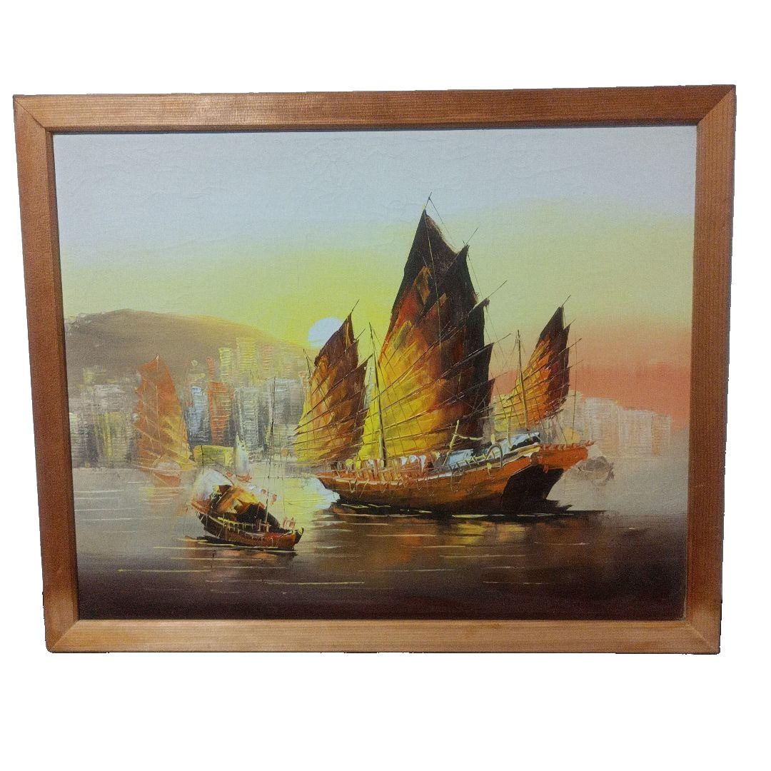 Sailboat Oil Painting (1 of 5)