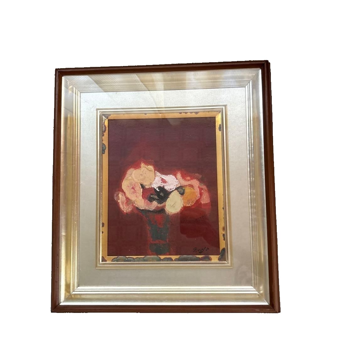 Flower Painting Japanese Painting Signature: Onosue (1 of 9)