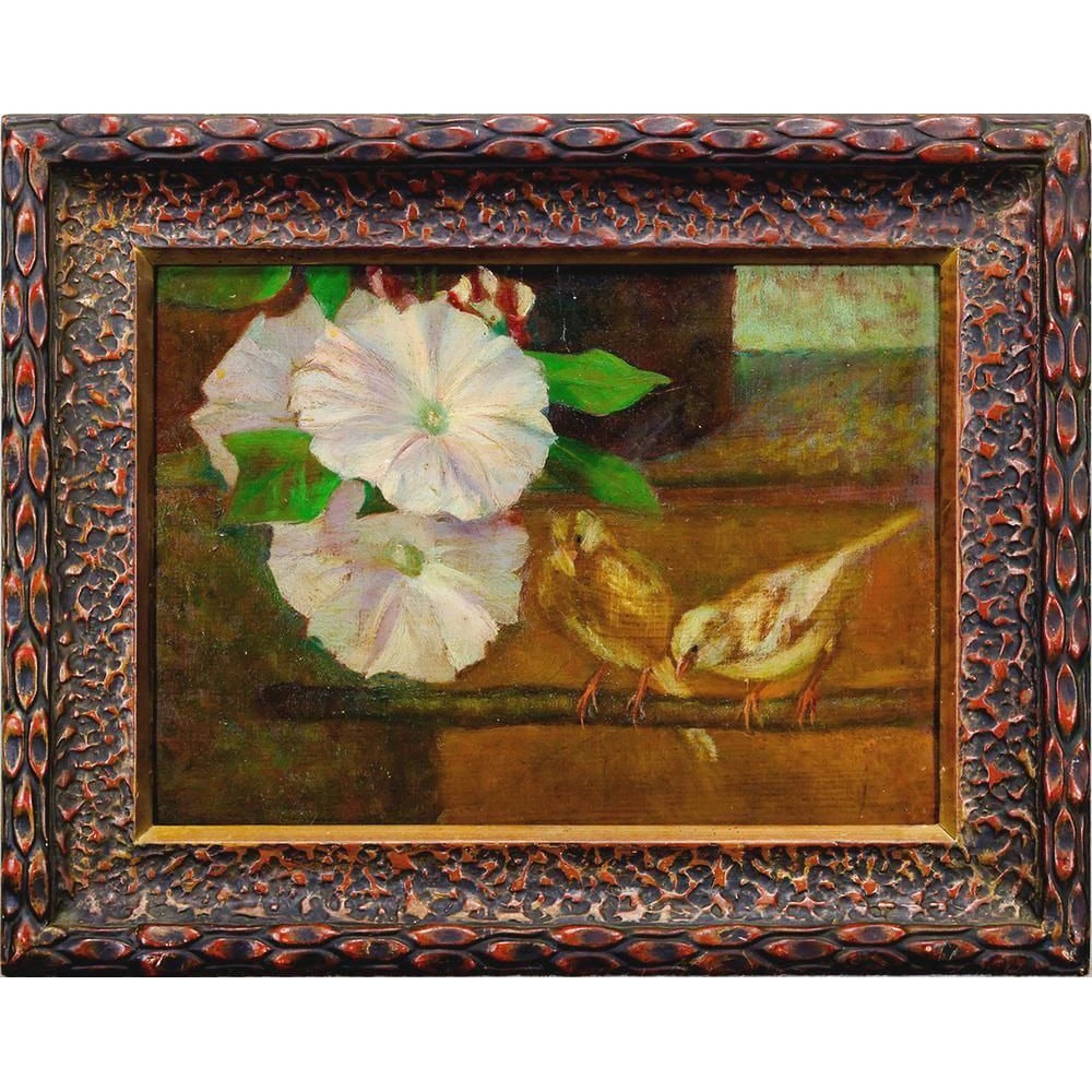 Oil Painting on Canvas: 'Birds' (1 of 7)