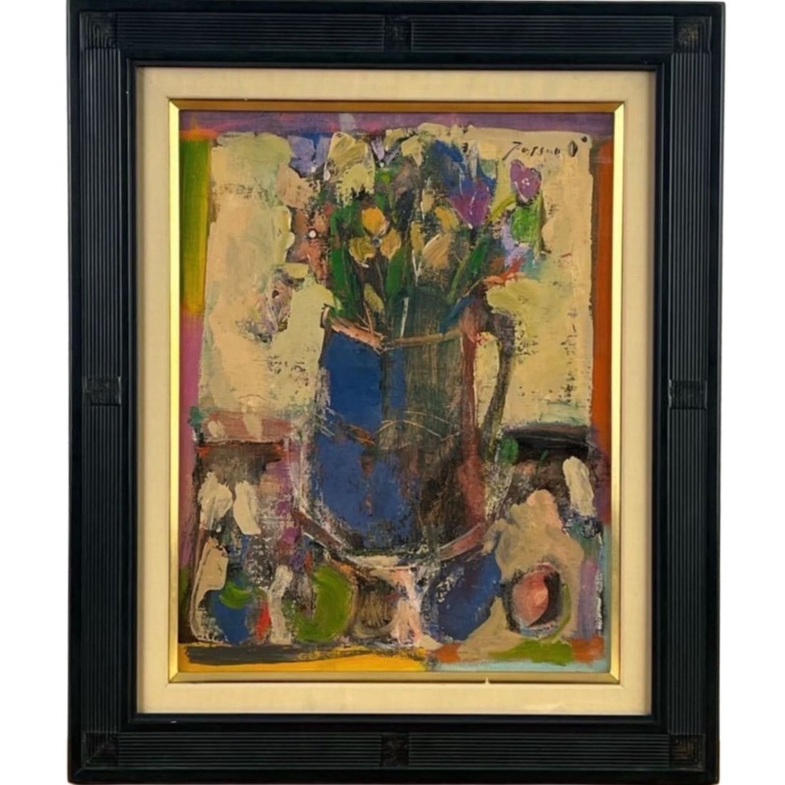 Daijiro Oomiya, Flower and Fruit Oil Still Life, with seal, 1993 (1 of 10)