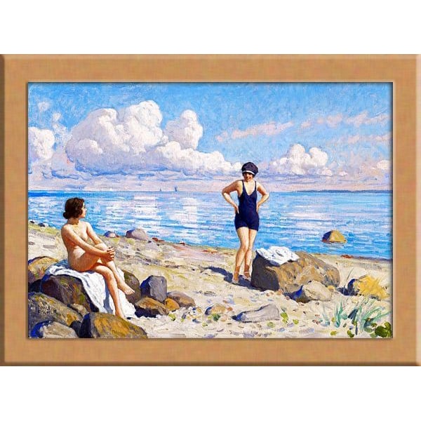 Paul Gustav Fischer's works on the beach (1 of 10)